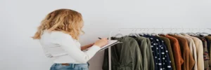 Operations worker completing a branch opening checklist